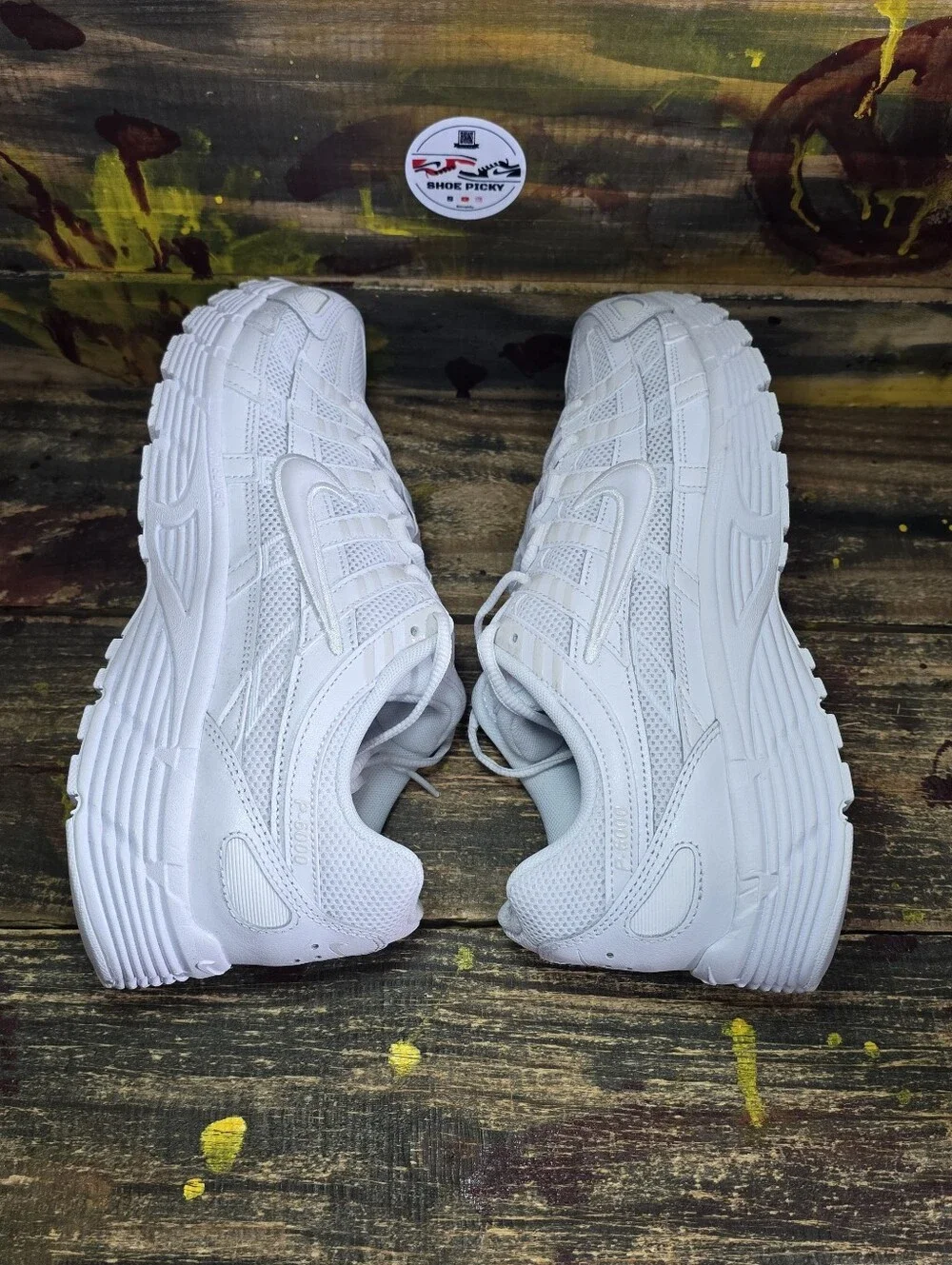 Nike P-6000 Low Top Men’s Lace Up Athletic Sneakers White CD6404-100 Size 11 New